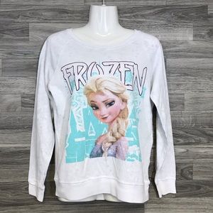 Frozen Elsa White Sweatshirt